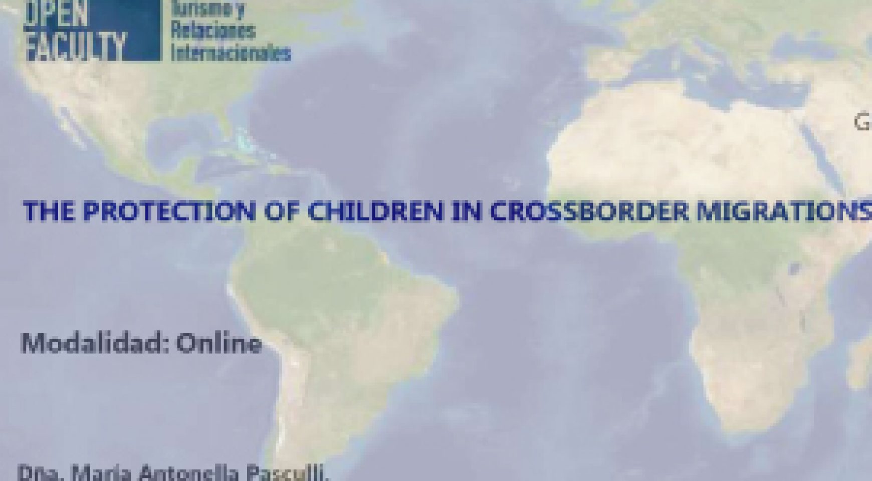 The Protection of Children in Crossborder Migrations